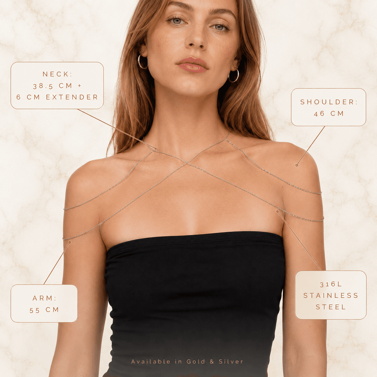 Goddess Shoulder Chain view 9
