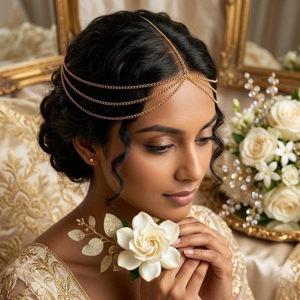 Bridal Hair Vine Chain