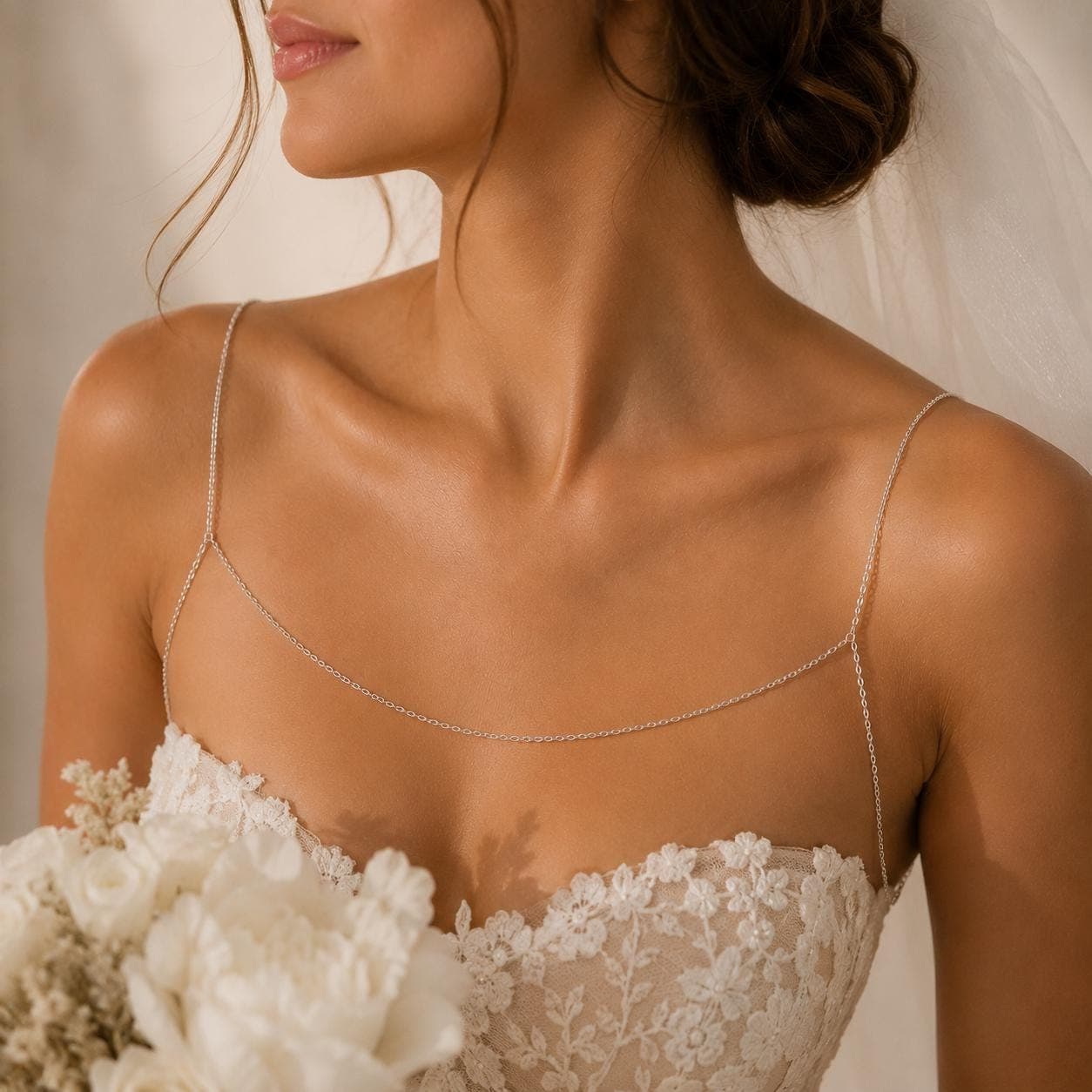 Off-Shoulder Chain Necklace