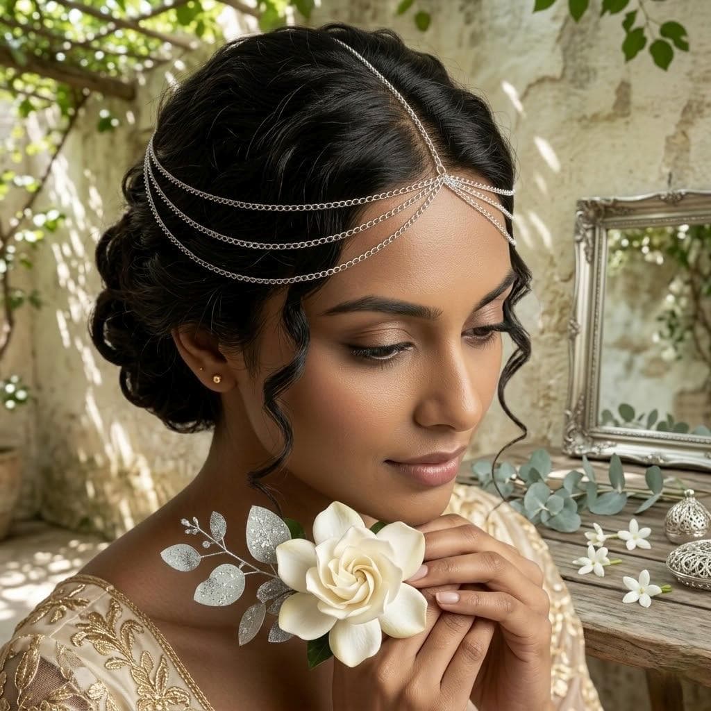 Bridal Hair Vine Chain