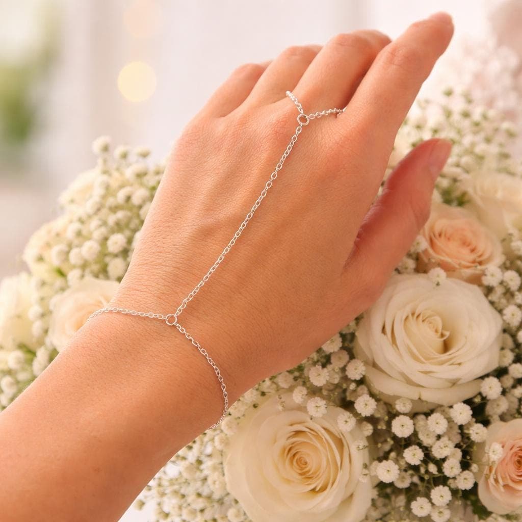 Silver Finger Hand Chain
