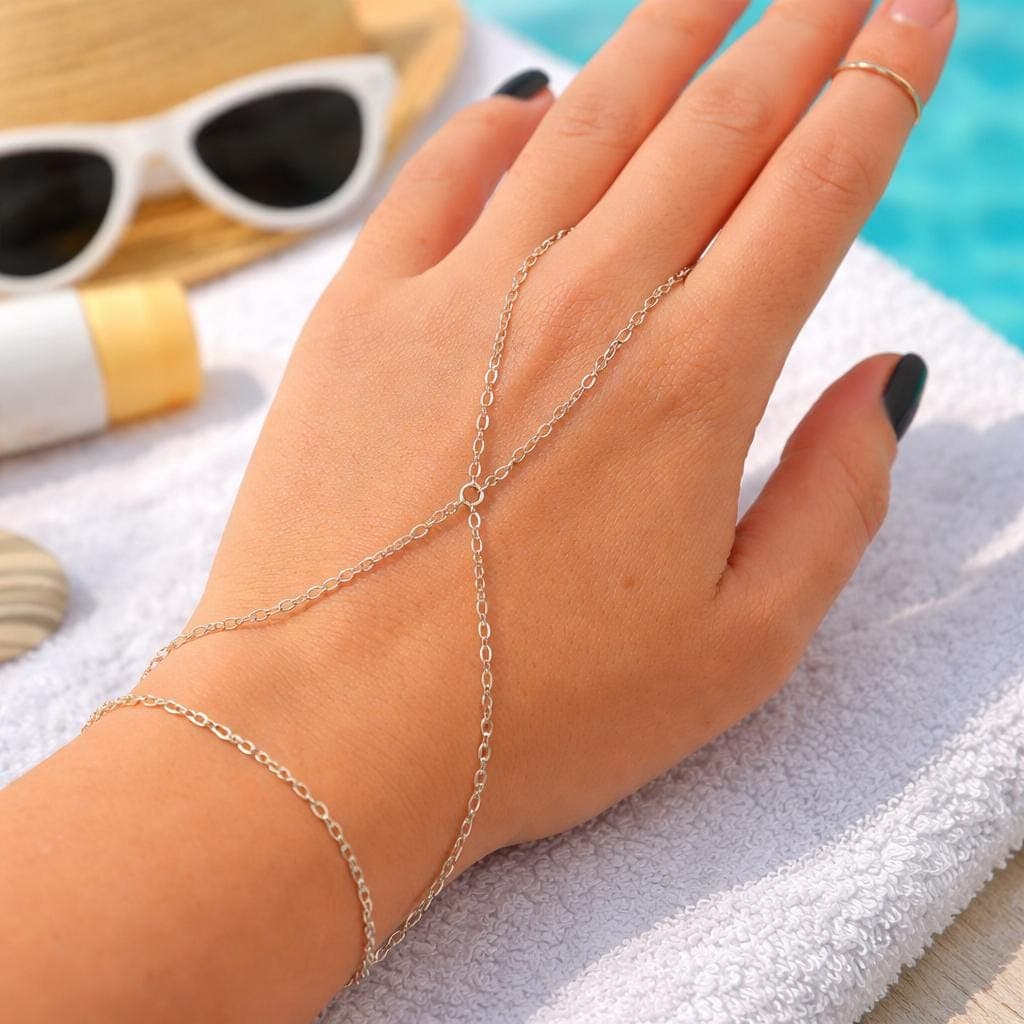 Boho Finger Hand Chain