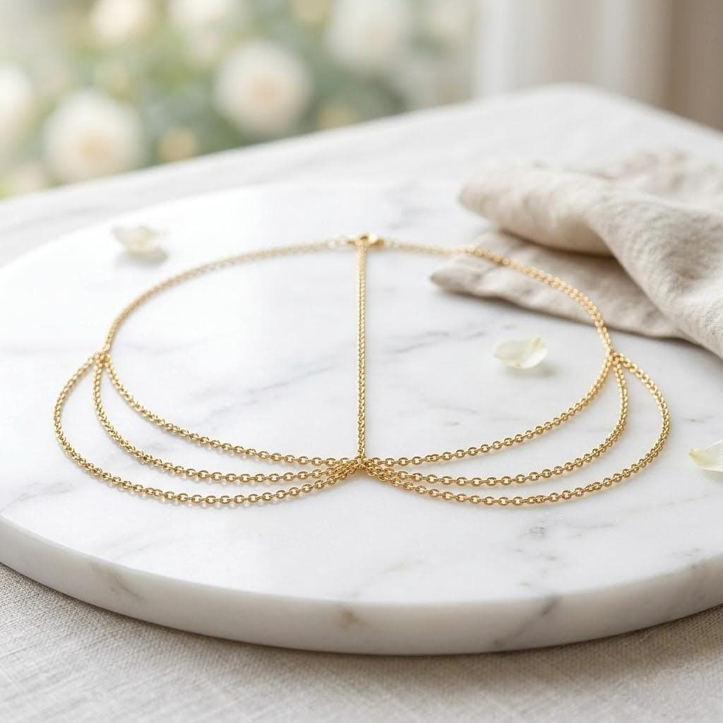 Bridal Hair Vine Chain