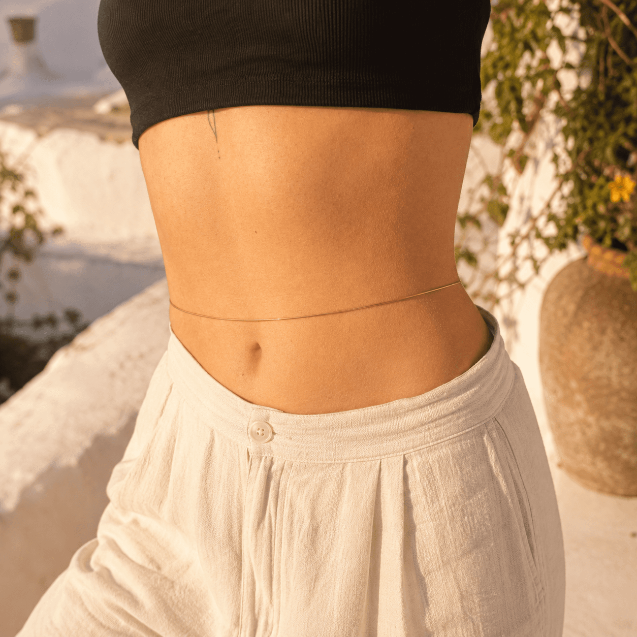 Snake Belly Chain