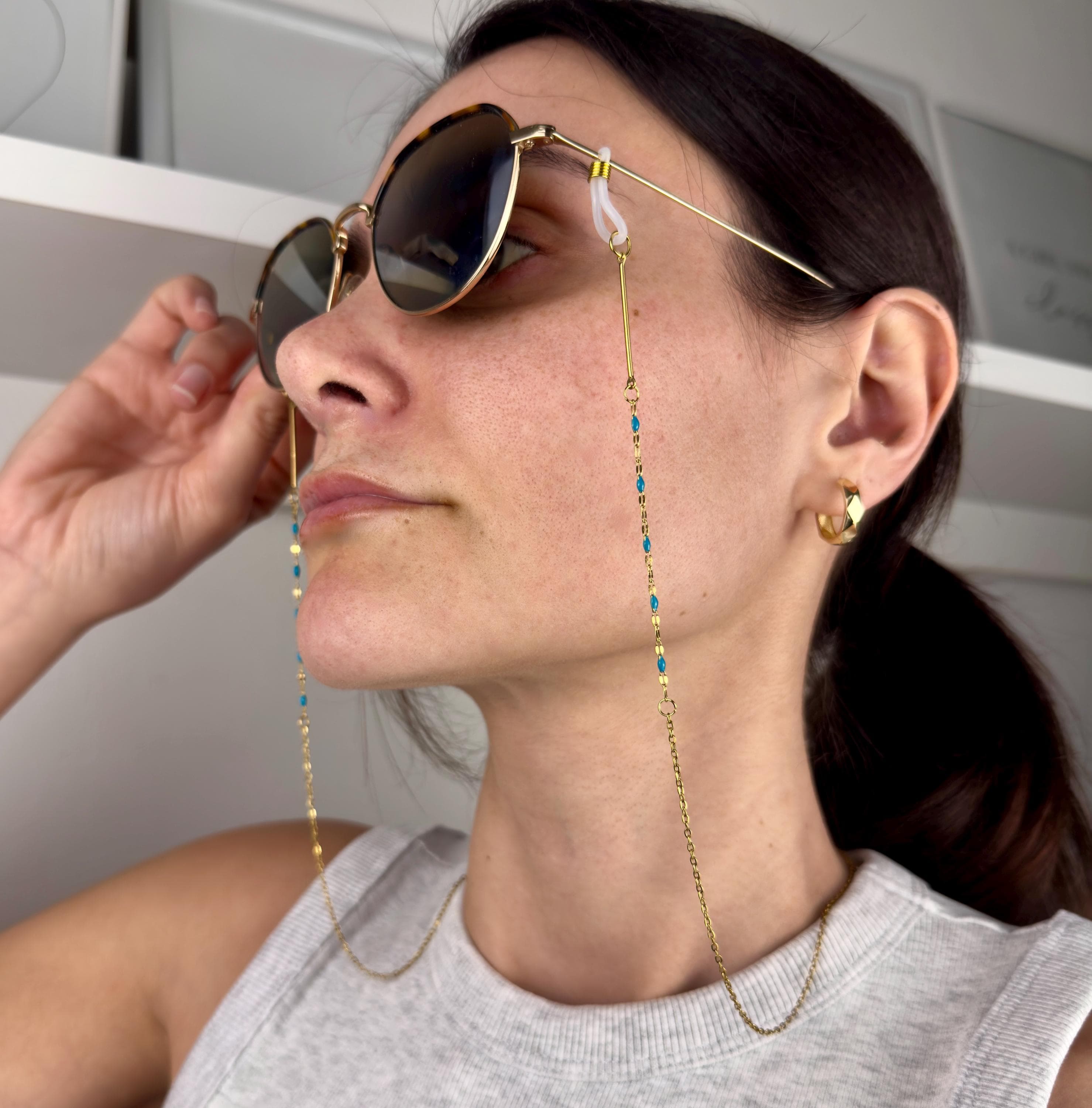 Beaded Glasses Chain
