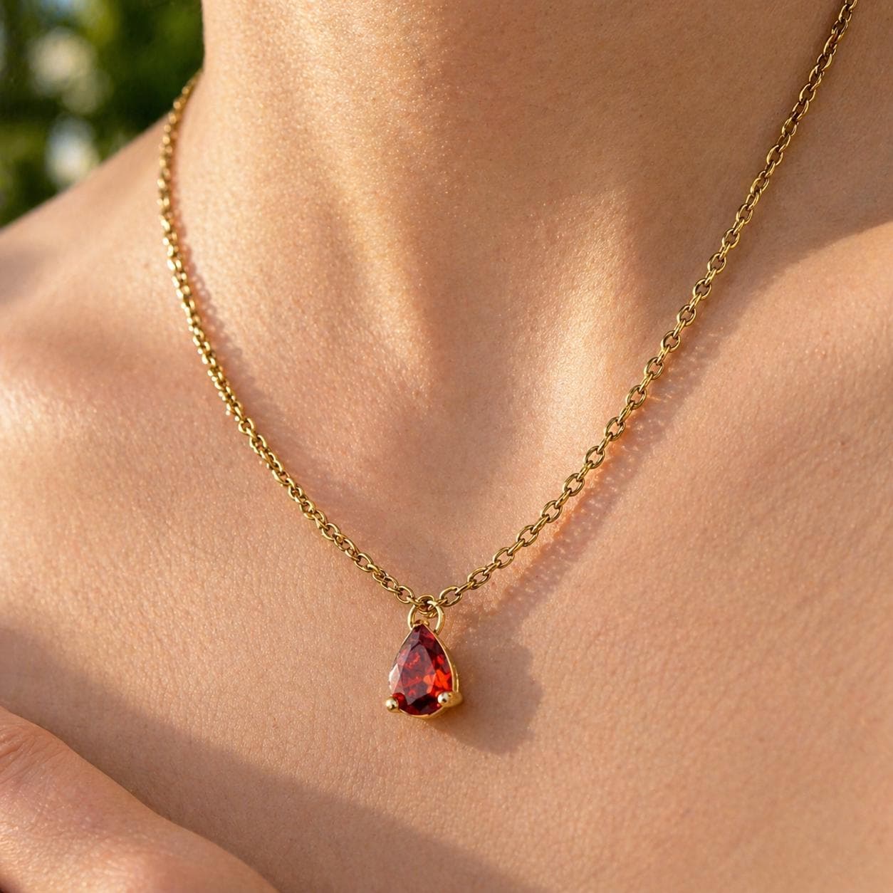 Birthstone Choker Necklace