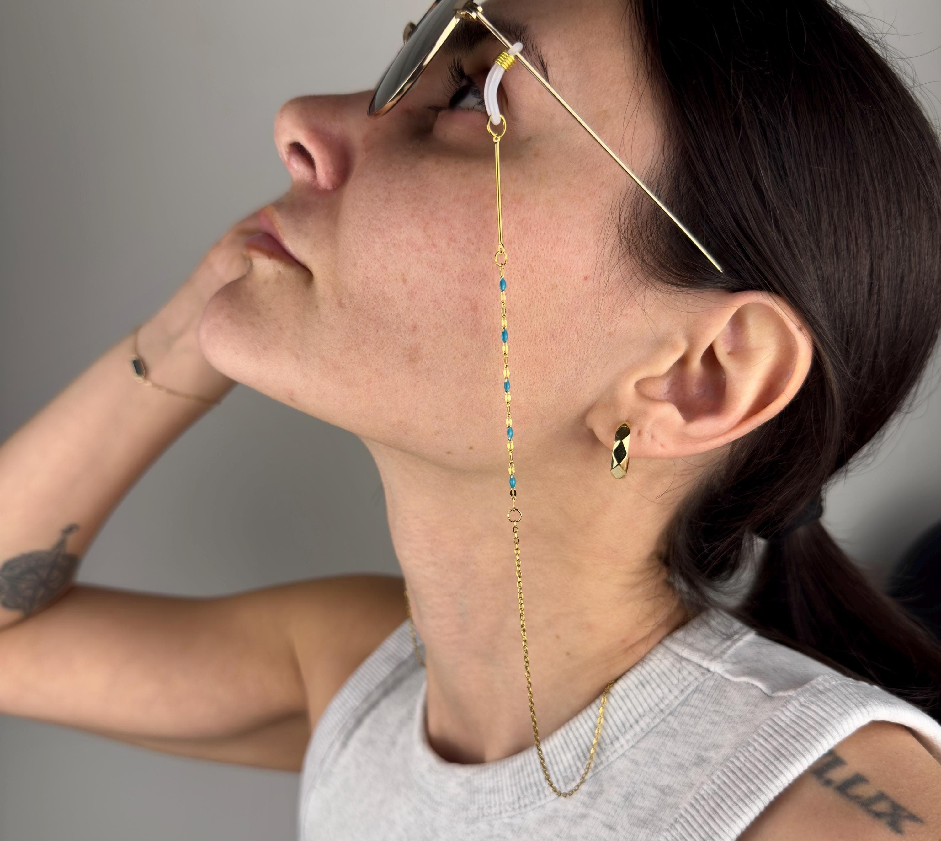 Beaded Glasses Chain