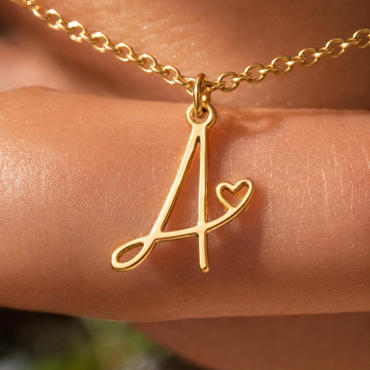 Monogram Letter Necklace