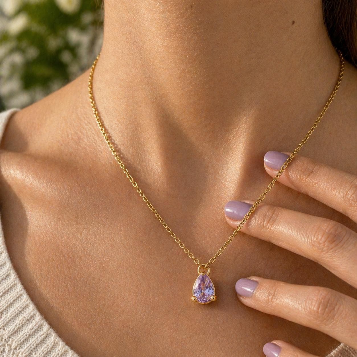 Birthstone Choker Necklace