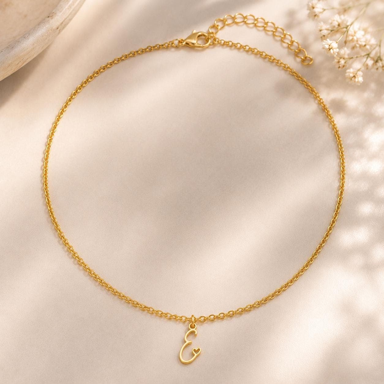 Monogram Letter Necklace