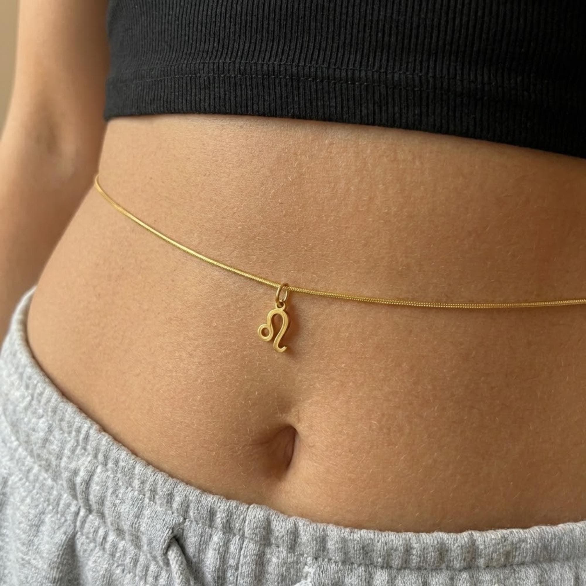Zodiac Snake Belly Chain