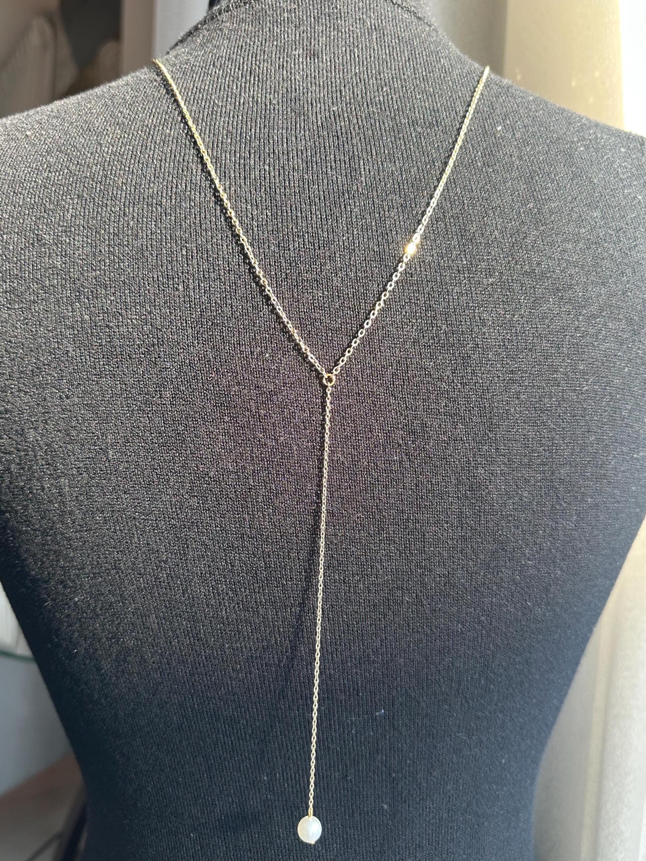 Pearl Backdrop Necklace