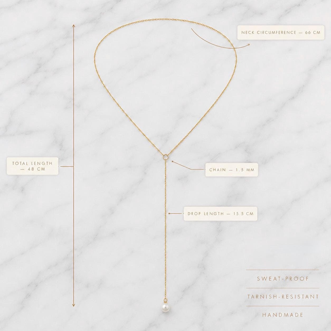 Pearl Backdrop Necklace