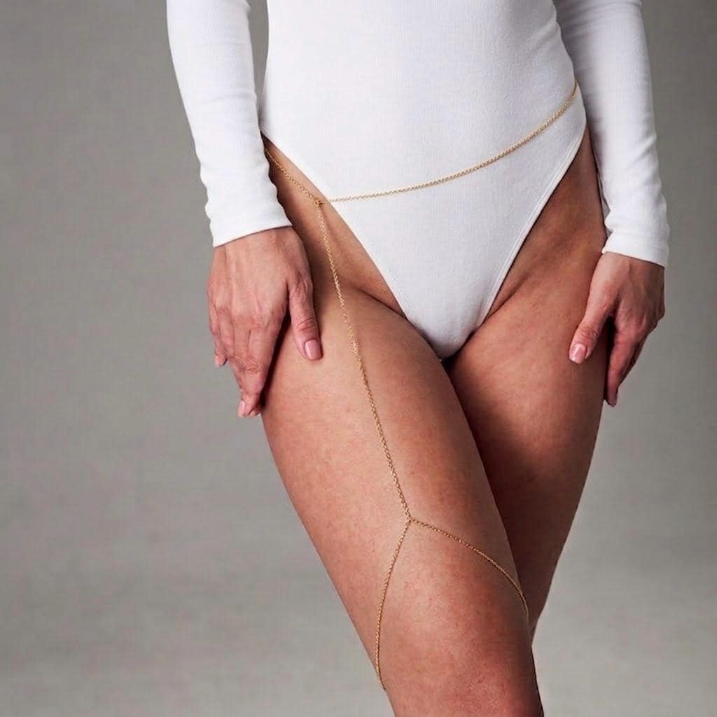 Thigh Chain — Gold Tone