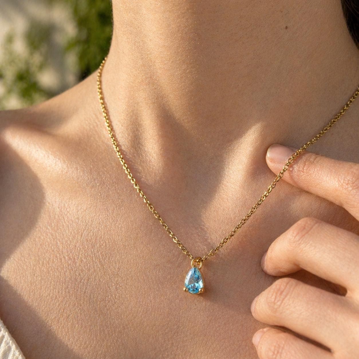 Birthstone Choker Necklace