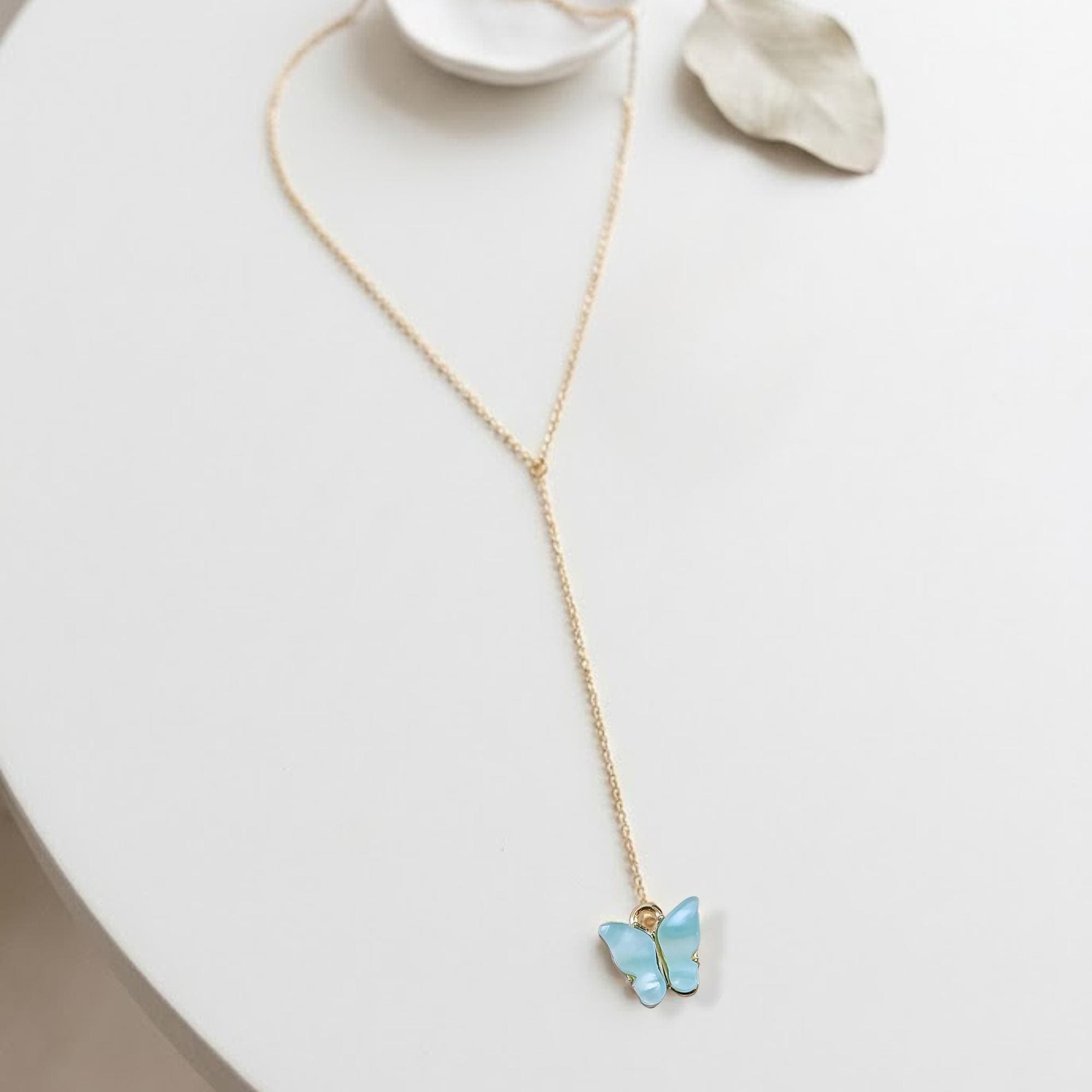 Butterfly Backdrop Necklace