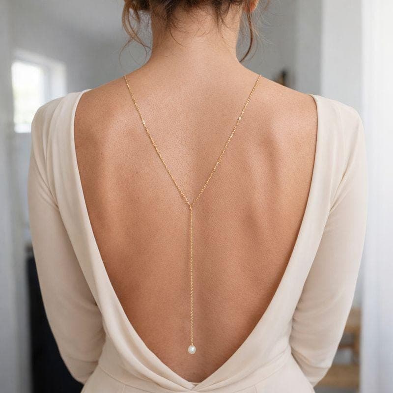 Pearl Backdrop Necklace