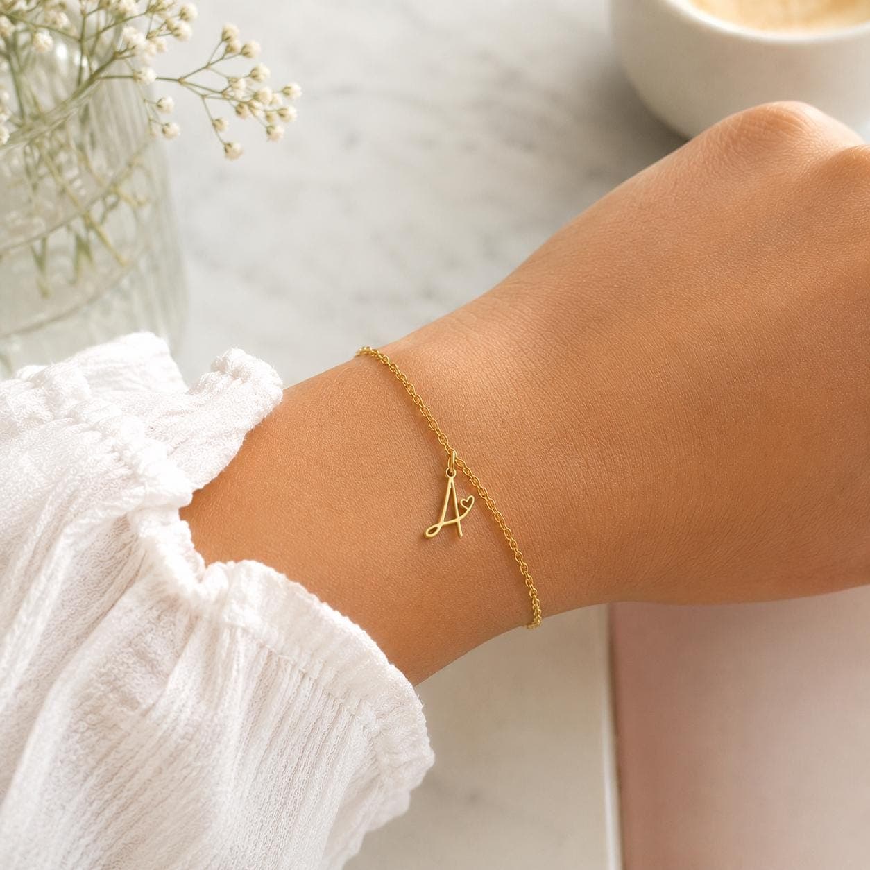 Script Initial Bracelet