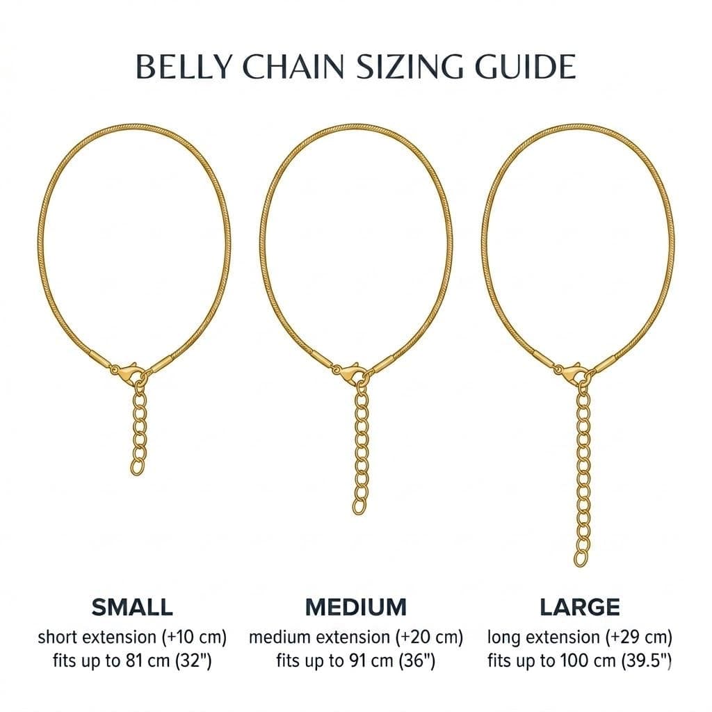 Butterfly Layered Belly Chain