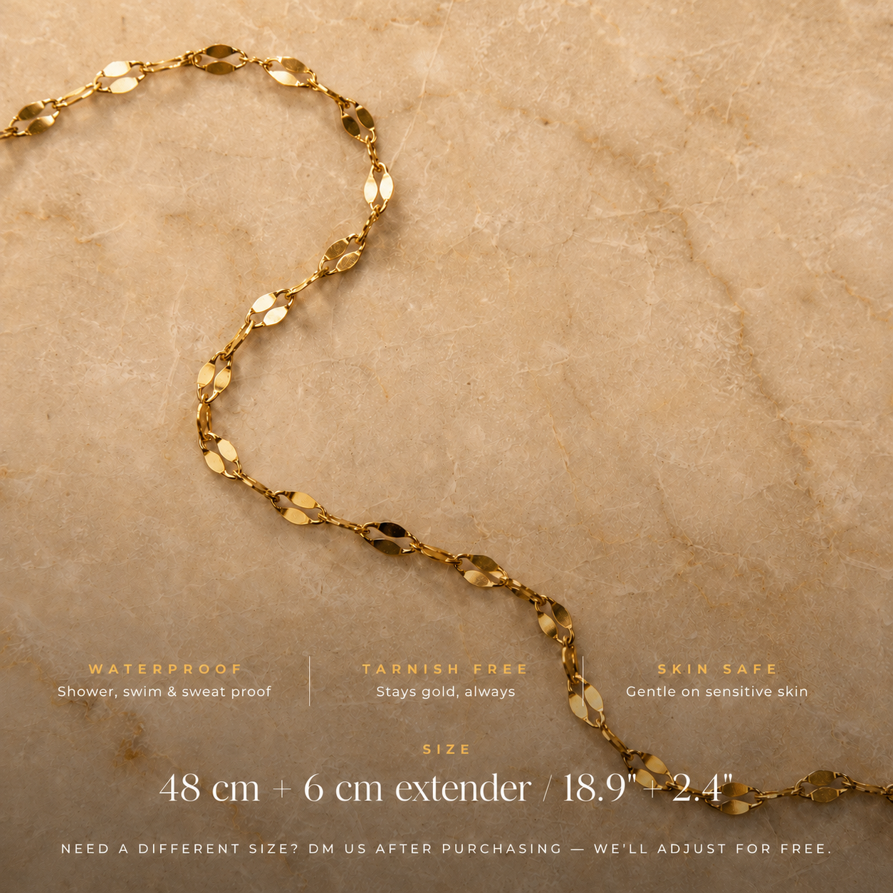Gold-tone stainless steel maximalist layered necklace stack with pearl choker, heart initial pendant, and zodiac charm